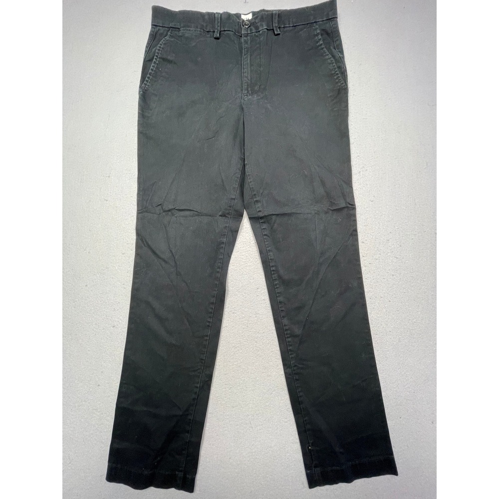 GAP Essential Khaki Slim Cotton Twill Black 32x32 Mens